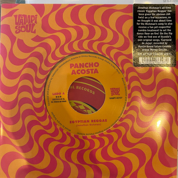 Pancho Acosta / Money Chicha - Egyptian Reggae / Carnaval De Jujuy | Vampi Soul (VAMPI 45107) - main