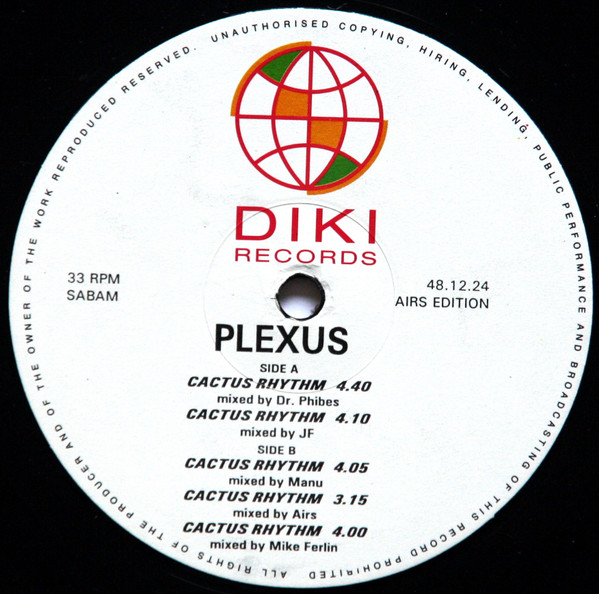 Plexus - Cactus Rhythm | DiKi Records (48.12.24)