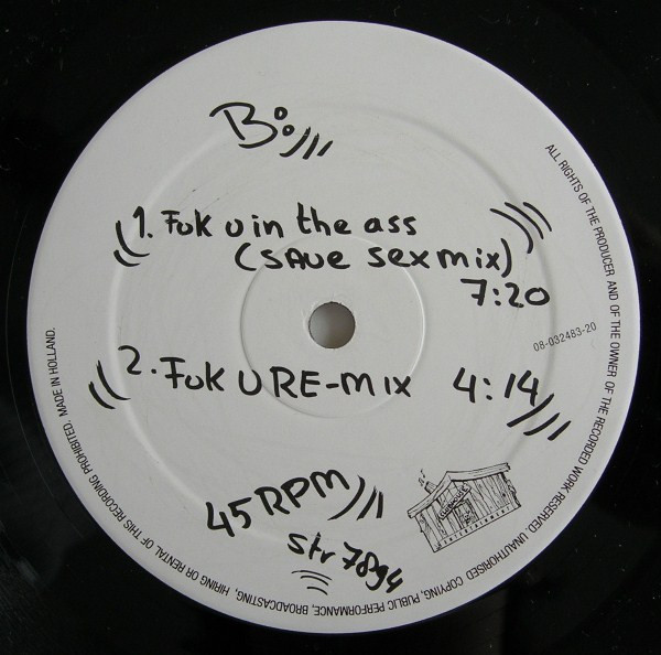 The Outhere Brothers - Fuk U In The Ass (Remixes) | Stealth Records (STR 7894) - 4