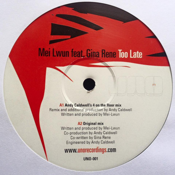 Mei Lwun - Too Late | Uno Recordings (UNO-001) Mei Lwun - Too Late | Uno Recordings (UNO-001)