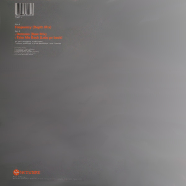 Rhythmatic - Frequency / Demons / Take Me Back | Network Records (NWKT 13) - 2