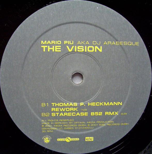 Mario Più Aka DJ Arabesque - The Vision | Club Tools (0131040 CLU) - 4 Mario Più Aka DJ Arabesque - The Vision | Club Tools (0131040 CLU) - 4
