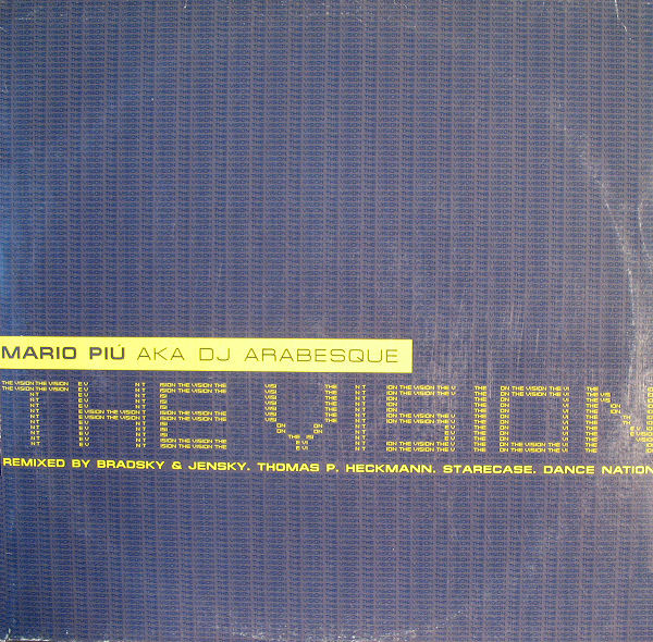 Mario Più Aka DJ Arabesque - The Vision | Club Tools (0131040 CLU) - main Mario Più Aka DJ Arabesque - The Vision | Club Tools (0131040 CLU) - main