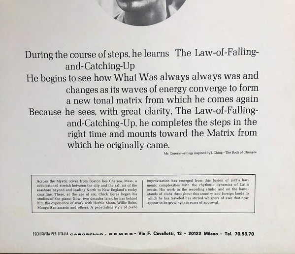 Chick Corea - Now He Sings, Now He Sobs | United Artists Records (UAS 18039) - 4 Chick Corea - Now He Sings, Now He Sobs | United Artists Records (UAS 18039) - 4