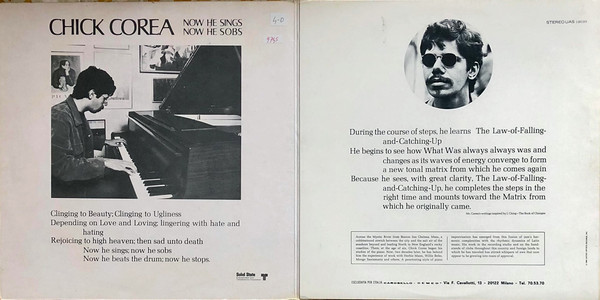 Chick Corea - Now He Sings, Now He Sobs | United Artists Records (UAS 18039) - 3 Chick Corea - Now He Sings, Now He Sobs | United Artists Records (UAS 18039) - 3