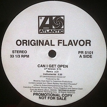 Original Flavor - Can I Get Open | Atlantic (PR 5101)