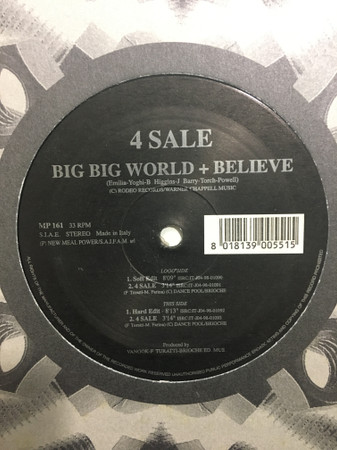 4 Sale - Big Big World + Believe | New Meal Power (MP 161) - main