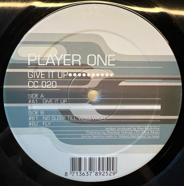 Player One - Give It Up | CC Records (CC 020) - main