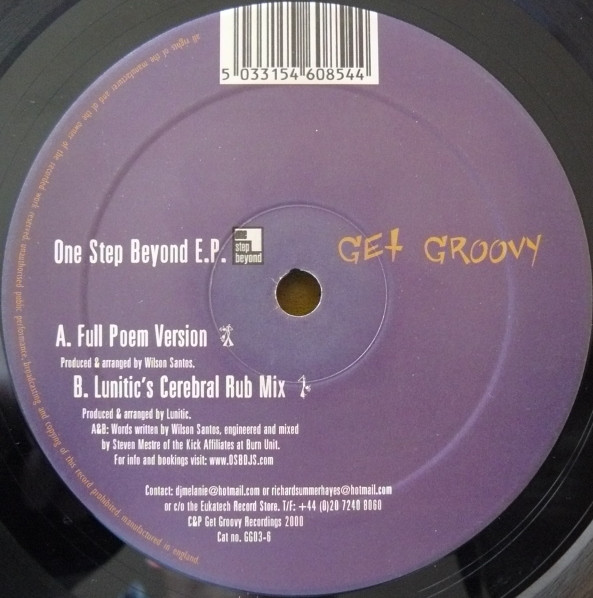 One Step Beyond - One Step Beyond E.P. | Get Groovy (GG03-6) - main