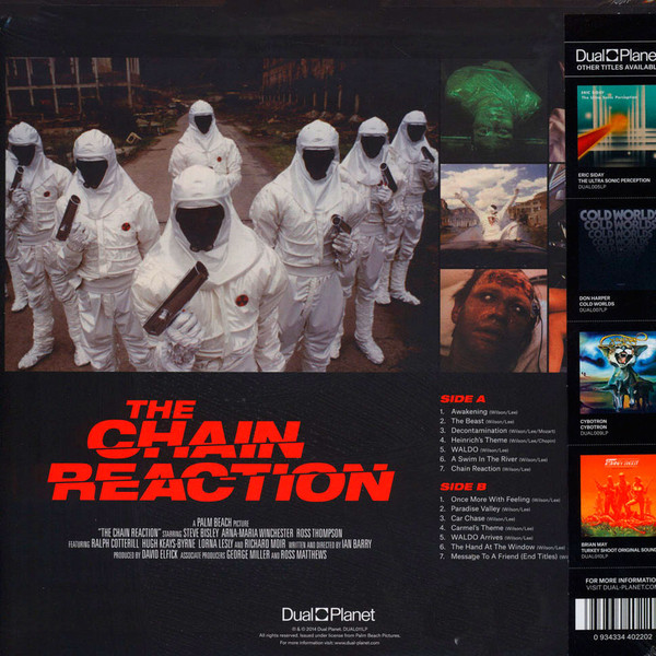 Andrew Thomas Wilson - The Chain Reaction (Original Soundtrack Music) | Dual Planet (DUAL011LP) Andrew Thomas Wilson - The Chain Reaction (Original Soundtrack Music) | Dual Planet (DUAL011LP)