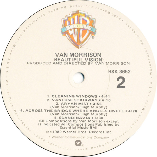 Van Morrison - Beautiful Vision | Warner Bros. Records (BSK 3652) - 4 Van Morrison - Beautiful Vision | Warner Bros. Records (BSK 3652) - 4