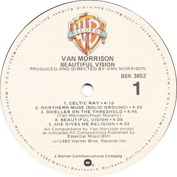 Van Morrison - Beautiful Vision | Warner Bros. Records (BSK 3652) - 3 Van Morrison - Beautiful Vision | Warner Bros. Records (BSK 3652) - 3