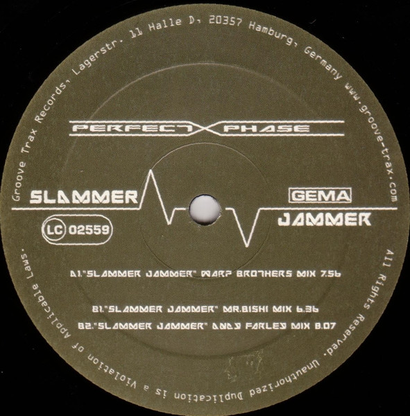 Perfect Phase - Slammer Jammer | Groove Trax Records (GT005)