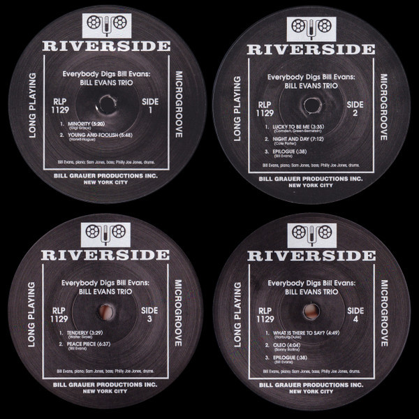 The Bill Evans Trio - Everybody Digs Bill Evans | Riverside Records (RLP-1129) - 3 The Bill Evans Trio - Everybody Digs Bill Evans | Riverside Records (RLP-1129) - 3