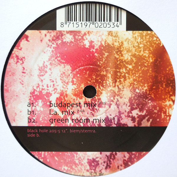 DJ Ton T.B. - Evolve As One | Black Hole Recordings (Black Hole 205-5 12") - 3