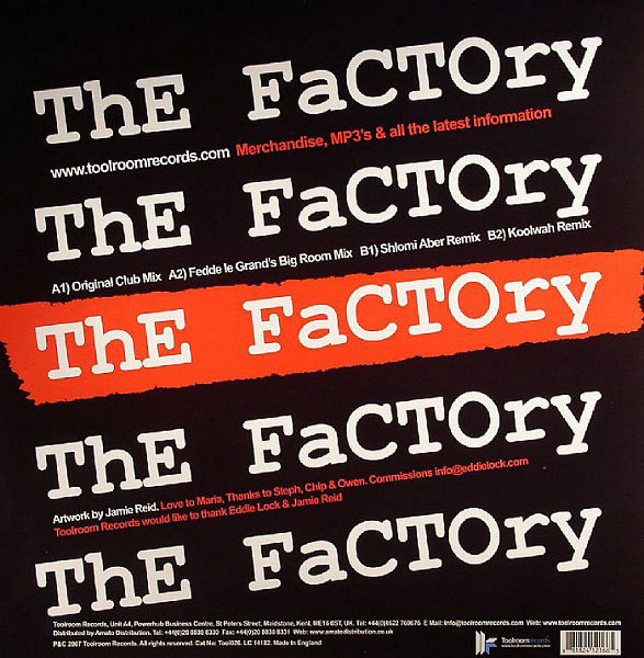 The Factory - Couldn't Love You More | Toolroom Records (TOOL026)