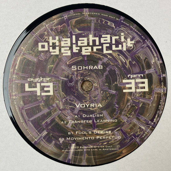 Sohrab - Voyria | Kalahari Oyster Cult (OYSTER43) Sohrab - Voyria | Kalahari Oyster Cult (OYSTER43)