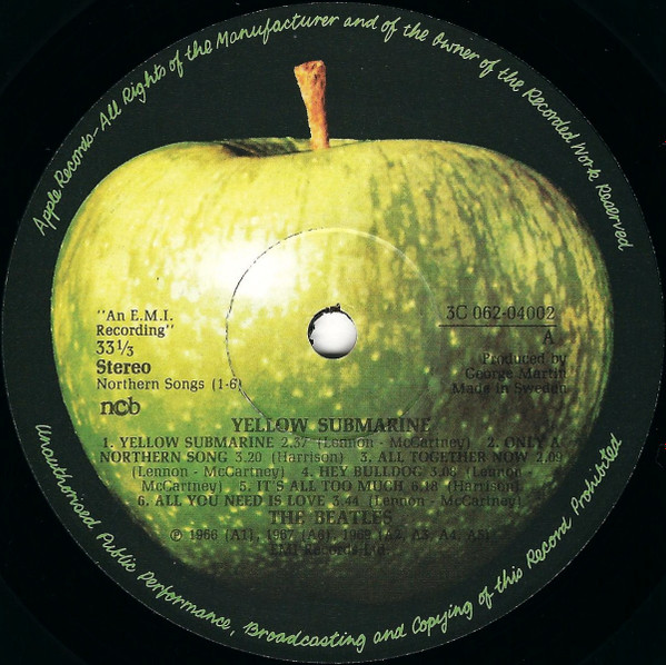 The Beatles - Yellow Submarine | Apple Records (1C 198-53 173) - 3 The Beatles - Yellow Submarine | Apple Records (1C 198-53 173) - 3