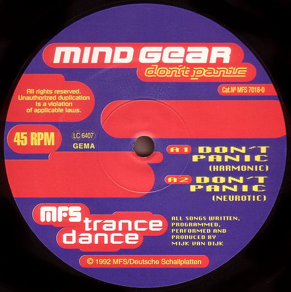 Mind Gear - Don't Panic | MFS (MFS 7018-0) - 3