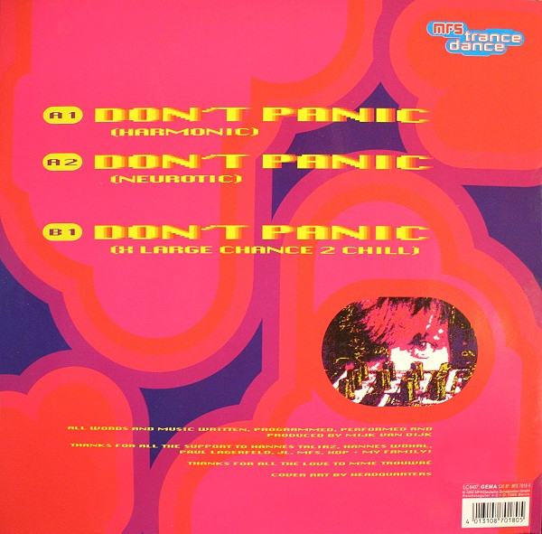 Mind Gear - Don't Panic | MFS (MFS 7018-0) - 2