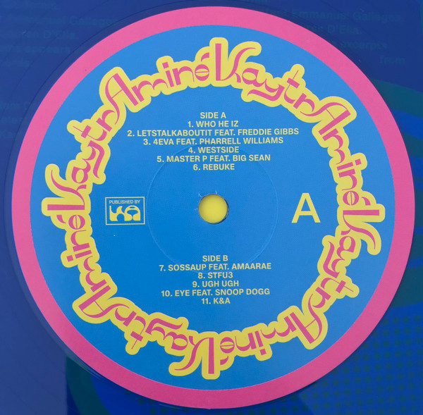 KaytrAminé - KaytrAminé (VINYLE BLEU TRANSPARENT & POSTER) | Not On Label (KA001LP) - 4