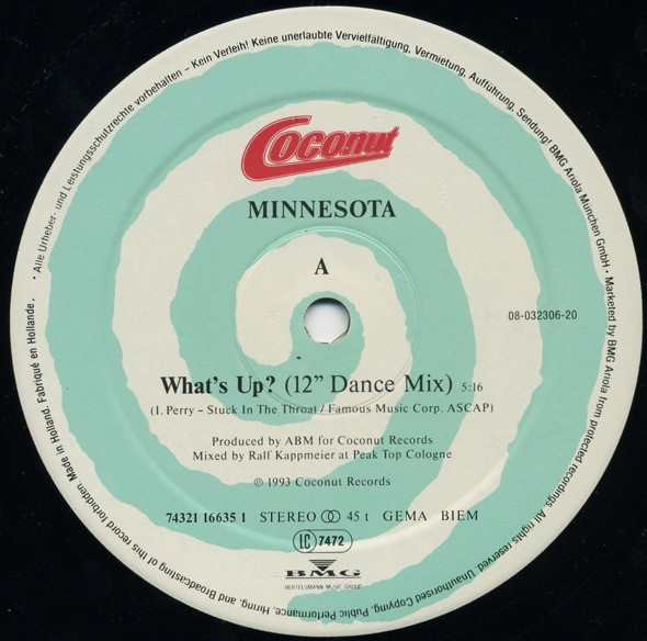 Minnesota - What's Up? | Coconut (74321 16635 1) - 2
