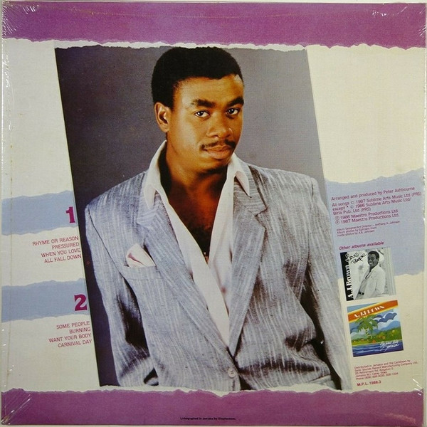 A. J. Brown - Rhyme Or Reason | Maestro Productions (M.P.L.1988.3) - 2