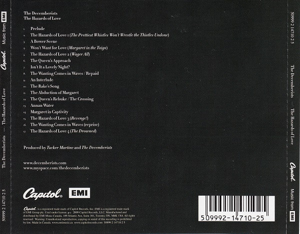 The Decemberists - The Hazards Of Love | Capitol Records (50999 2 14710 2 5) - 2
