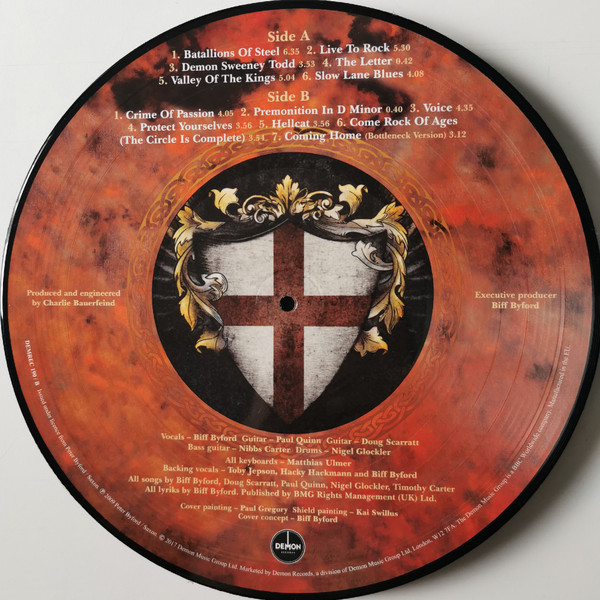 Saxon - Into The Labyrinth | Demon Records (DEMREC 190) - 4