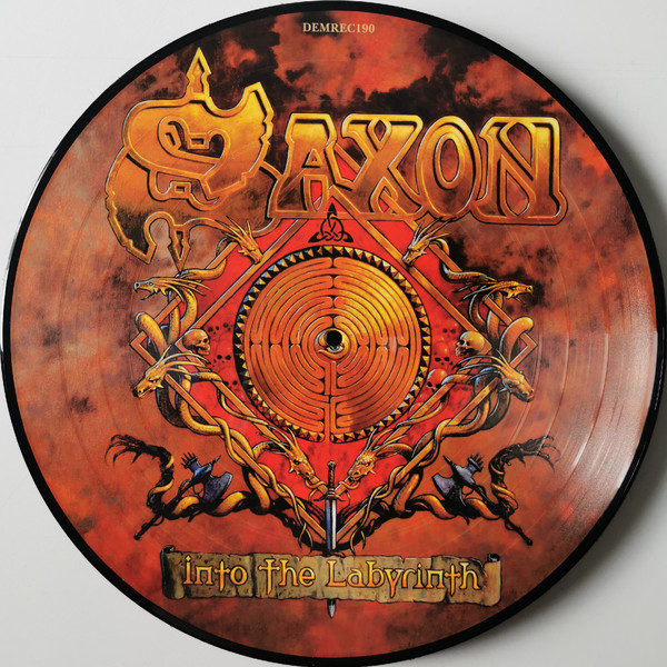 Saxon - Into The Labyrinth | Demon Records (DEMREC 190) - 3