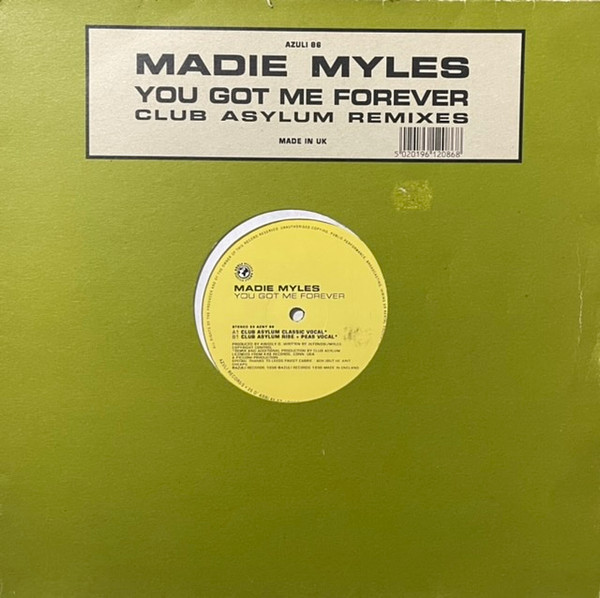 Maydie Myles - You Got Me Forever (Club Asylum Remixes) | Azuli Records (AZNY 86)