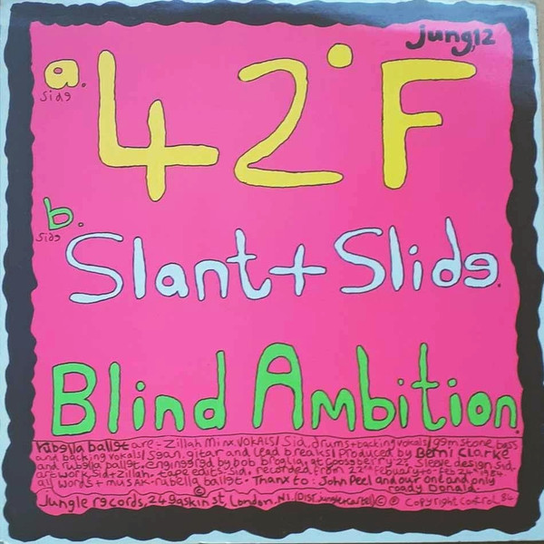 Rubella Ballet - 42°F | Jungle Records (JUNG 12) - 2