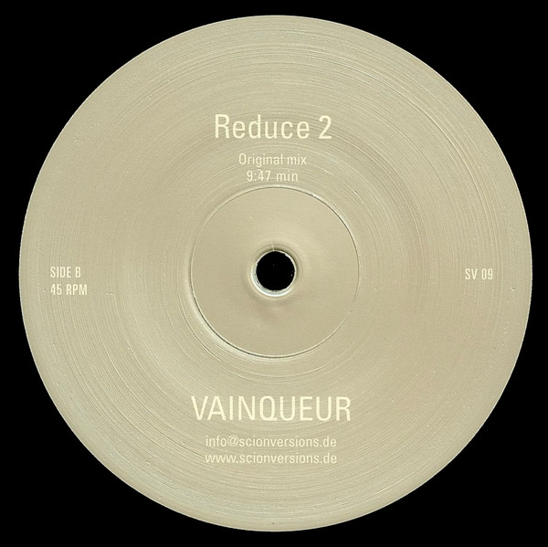 Vainqueur - Reductions 1995-1997 | Scion Versions (SV 09) - 4 Vainqueur - Reductions 1995-1997 | Scion Versions (SV 09) - 4