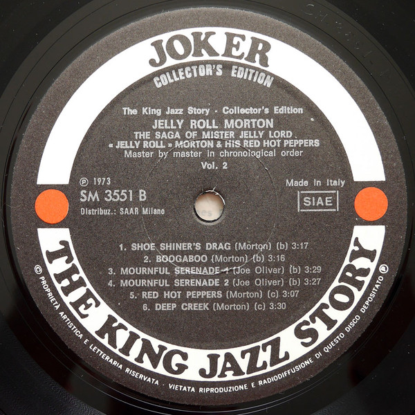 Jelly Roll Morton's Red Hot Peppers - The Saga Of Mister Jelly Lord (Vol. 2) | Joker (SM 3551) - 4 Jelly Roll Morton's Red Hot Peppers - The Saga Of Mister Jelly Lord (Vol. 2) | Joker (SM 3551) - 4