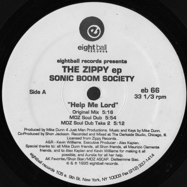 Sonic Boom Society - The Zippy EP | Eightball Records (eb 66) - 2