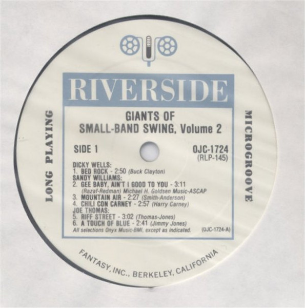 Various - Giants Of Small-Band Swing Volume 2 | Original Jazz Classics (OJC-1724) - 4 Various - Giants Of Small-Band Swing Volume 2 | Original Jazz Classics (OJC-1724) - 4