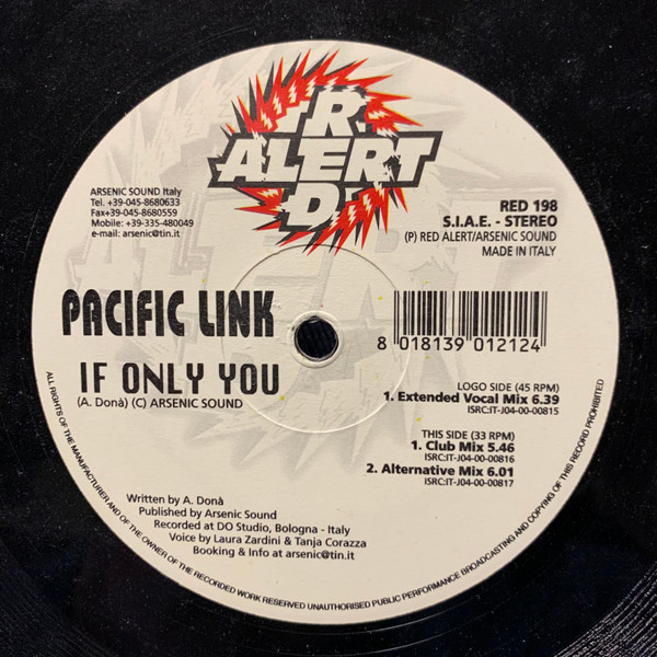 Pacific Link - If Only You | Red Alert (RED 198)