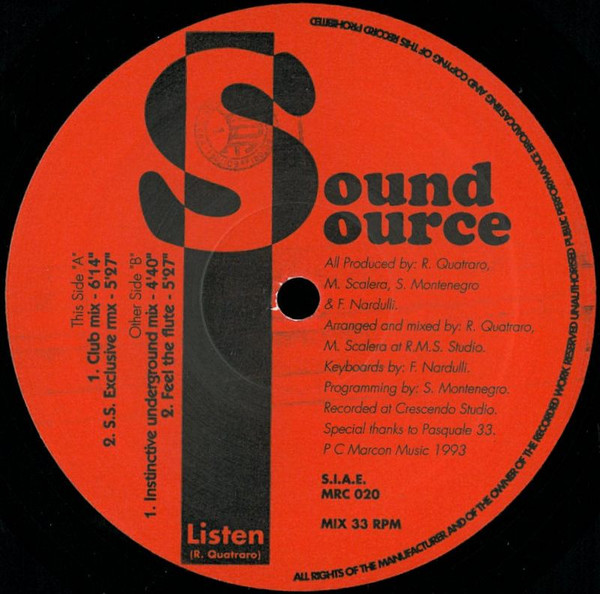 Soundsource - Listen | Marcon Music (MRC 020) - 3