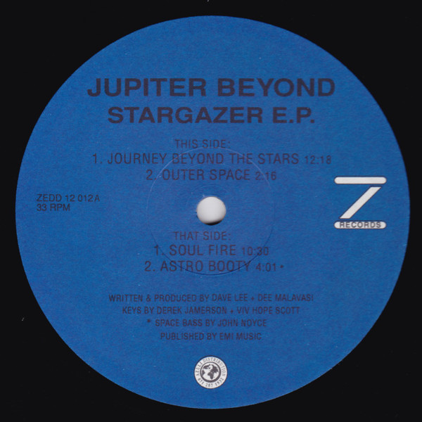 Jupiter Beyond - Stargazer E.P. | Z Records (ZEDD 12 012) - 3