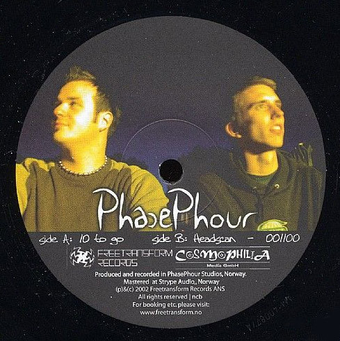 PhasePhour - 10 To Go / Headscan / 001100 | Freetransform Records (FTFR001)