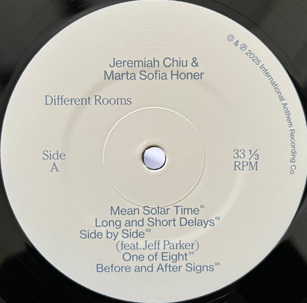 Jeremiah Chiu & Marta Sofia Honer - Different Rooms | International Anthem Recording Company (IARC0098) - 3