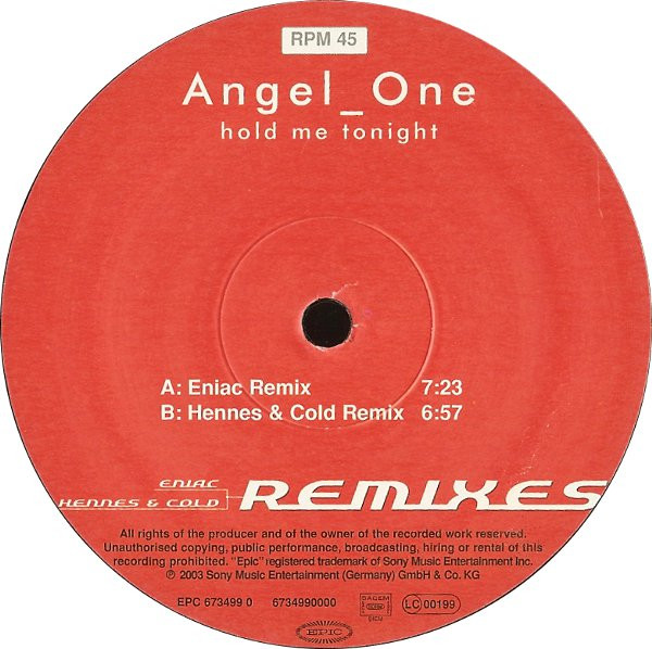 Angel_One - Hold Me Tonight (Remixes) | Epic (EPC 673499 0) - 3