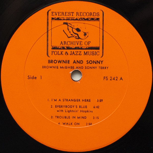 Sonny Terry & Brownie McGhee - Brownie & Sonny | Everest Records Archive Of Folk & Jazz Music (FS-242) - 3