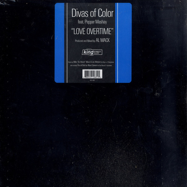 Divas Of Color Feat. Pepper Mashay - Love Overtime | BPM King Street Sounds (KSS 1085)