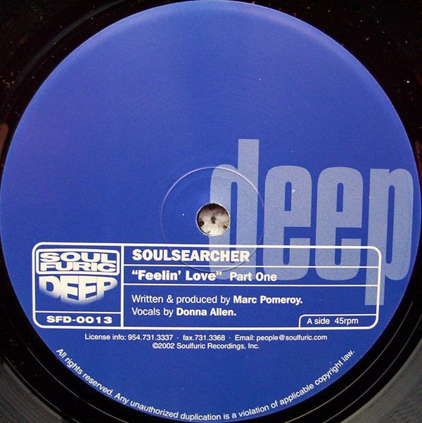 Soulsearcher - Feelin' Love (Part One) | Soulfuric Deep (SFD-0013) - main