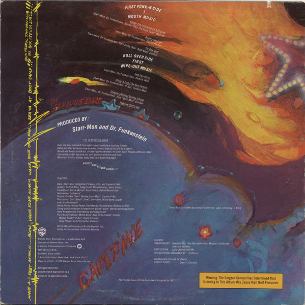 Bootsy's Rubber Band - This Boot Is Made For Fonk-n | Warner Bros. Records (BSK 3295) - 3