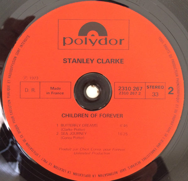 Stanley Clarke - Children Of Forever | Polydor (2310 267) - 4