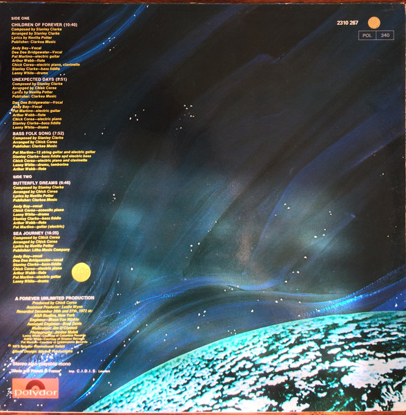 Stanley Clarke - Children Of Forever | Polydor (2310 267) - 2