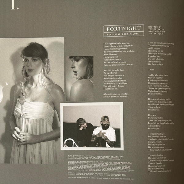 Taylor Swift - The Tortured Poets Department (2LP - Special Edition - Smoke Gray Vinyl) [Vinyl] | Republic Records (602458933338) - 3