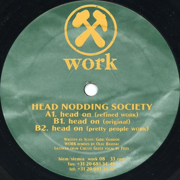 Head Nodding Society - Head On | Work Records (work 08)